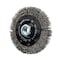 Forney Command PRO Wire Wheel, Crimped, Stainless Steel, 4 in x .014 in x 5/8 in-11 72806 - alternate 4
